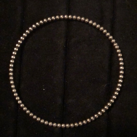 Sterling Silver Bangle Bead Bracelet - Picture 4 of 7